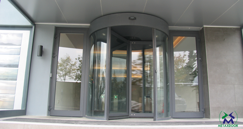 Metaxdoor automatic revolving doors
